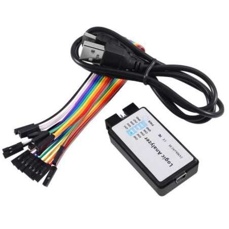 USB Saleae Compatible 24MHz 8Channel Logic Analyzer Latest Support 1.1.