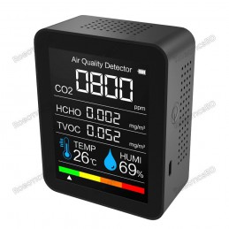 5 In 1 Portable CO2 Detector Air Quality Detector Intelligent Air Detector Robotics Bangladesh