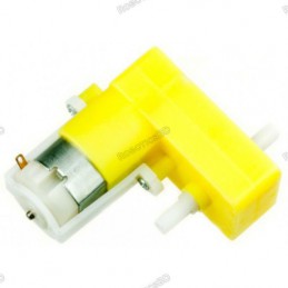 6V,180rpm Micro DC Geared Motor with Back Shaft Robotics Bangladesh