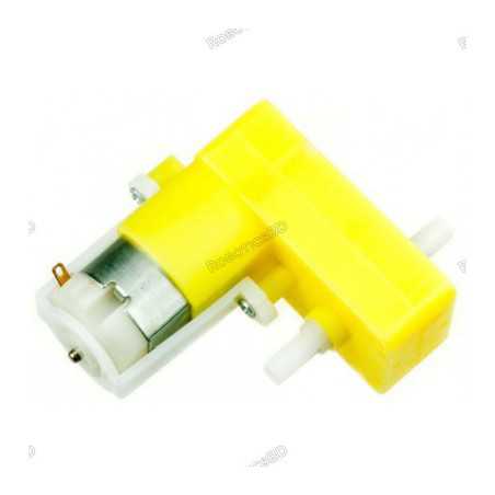 6V,180rpm Micro DC Geared Motor with Back Shaft Robotics Bangladesh