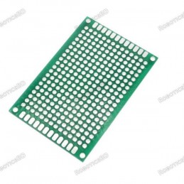 Double Sided FR-4 PCB Prototype Board 4x6cm Robotics Bangladesh