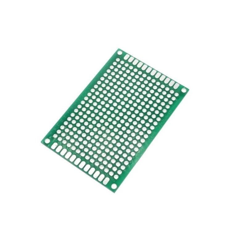 Double Sided FR-4 PCB Prototype Board 4x6cm Robotics Bangladesh