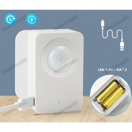 Tuya PIR Motion Sensor for Smart Life Wifi Based Alarm System Robotics Bangladesh