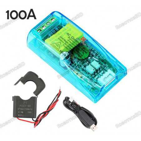 PZEM-004T V3.0 AC Digital Multifunction Meter Watt Power Volt Amp With Coil 100A Robotics Bangladesh