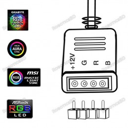 5050 12V RGB LED Strip For Computer Case 5x.