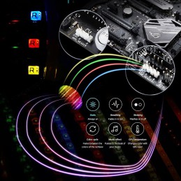 5050 12V RGB LED Strip For Computer Case 5x.