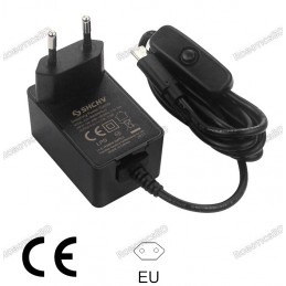 Raspberry Pi 4 Power Supply 5V 3A USB Type C Robotics Bangladesh