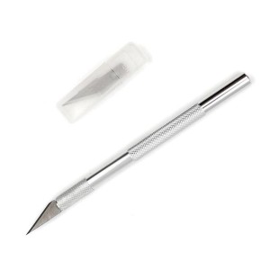 Metal Scalpel Hobby Cutter: Engraving Crafting Tool (6 Blades) Robotics Bangladesh