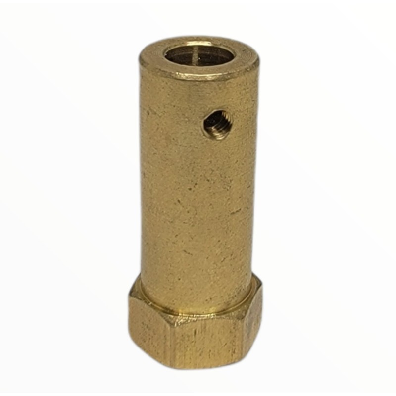 6mm Hex coupling for Robot Smart Car Wheel 30mm Length Robotics Bangladesh