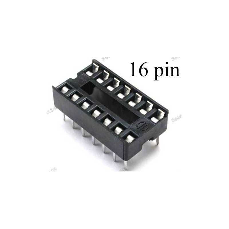 16 Pin DIP IC Socket Base Adaptor Robotics Bangladesh 16 Pin DIP IC Socket Base Adaptor Robotics Bangladesh