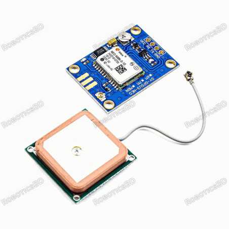 NEO-M8N GPS Module with Ceramic Active Antenna Robotics Bangladesh