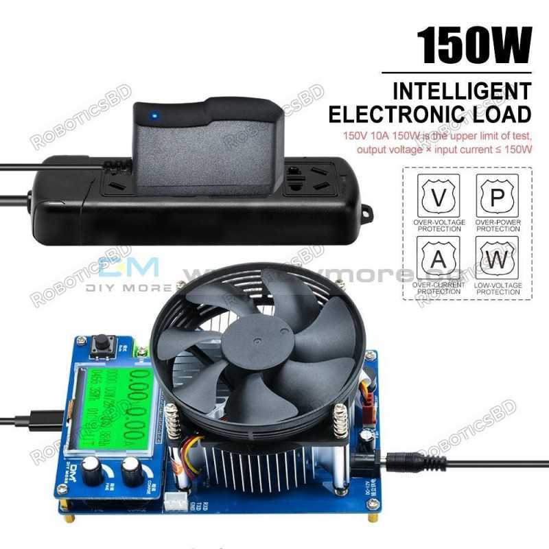 150W LDM Digital Electronic Load Discharge Capacity Tester USB Voltmeter Ammeter Robotics Bangladesh 150W LDM Digital Electronic Load Discharge Capacity Tester USB Voltmeter Ammeter Robotics Bangladesh