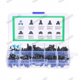 Tactile Push Button Switch 10 Values 6x6mm Micro Momentary Tact Button Switches Robotics Bangladesh