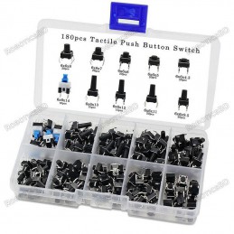 Tactile Push Button Switch 10 Values 6x6mm Micro Momentary Tact Button Switches Robotics Bangladesh