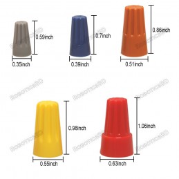 Electrical Wire Nuts / Twist Nuts Caps with Spring Robotics Bangladesh