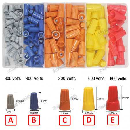 Electrical Wire Nuts / Twist Nuts Caps with Spring Robotics Bangladesh