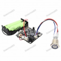 Raspberry Pi 4B/3B+/3B U100 UPS HAT Expansion Board with Cooling Fan Robotics Bangladesh