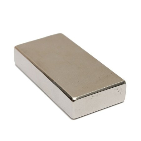 Neodymium Bar Magnet N52 - 48.5 x 24 x 9 mm Robotics Bangladesh