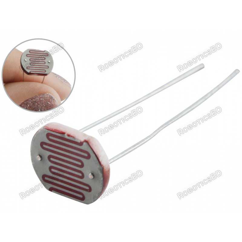 LDR 10-12 mm Light Depending Resistor Robotics Bangladesh LDR 10-12 mm Light Depending Resistor Robotics Bangladesh