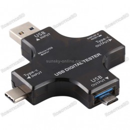 Multifunctional 2 in 1 Type C USB Tester Color Screen Robotics Bangladesh