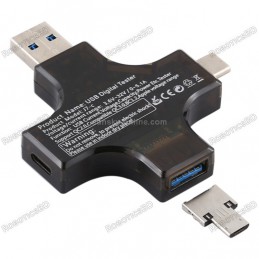 Multifunctional 2 in 1 Type C USB Tester Color Screen Robotics Bangladesh