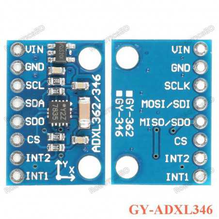 ADXL346 3-Axis Digital Gravity Acceleration Sensor Module Robotics Bangladesh