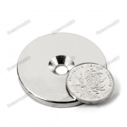Neodymium Countersunk Ring Magnet 48X4.