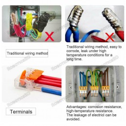 Wago 221 Compatible Electrical Connectors Wire Block Clamp Terminal Robotics Bangladesh