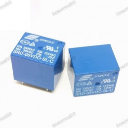 Songle Power 6VDC Relay SRU-06VDC-SL-C PCB 5 Pin Robotics Bangladesh