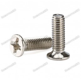 M3x12 Flat head Screw (Pack of 5) Robotics Bangladesh