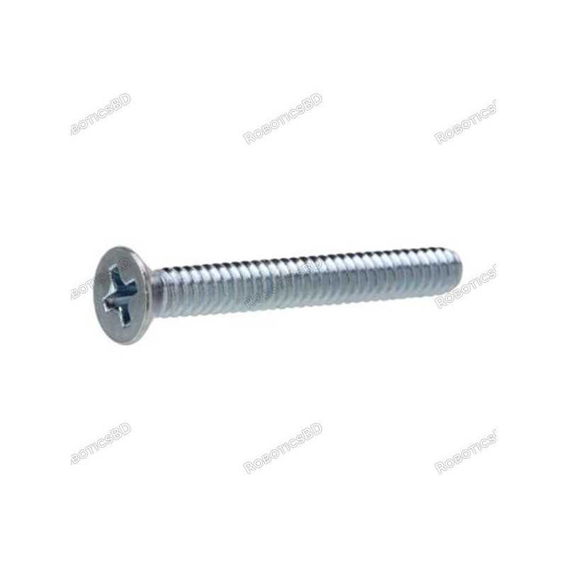 M4x30 Flat head Screw (Pack of 5) Robotics Bangladesh M4x30 Flat head Screw (Pack of 5) Robotics Bangladesh
