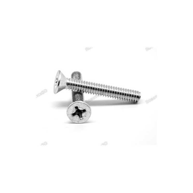 M4x25 Flat head Screw (Pack of 5) Robotics Bangladesh M4x25 Flat head Screw (Pack of 5) Robotics Bangladesh