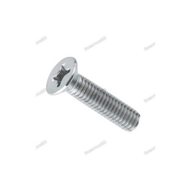 M5x20 Flat head Screw (Pack of 5) Robotics Bangladesh M5x20 Flat head Screw (Pack of 5) Robotics Bangladesh