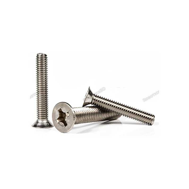 M5x30 Flat head Screw (Pack of 5) Robotics Bangladesh M5x30 Flat head Screw (Pack of 5) Robotics Bangladesh