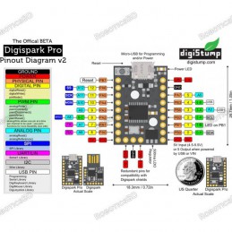 Digispark Pro - ATtiny167 with Micro USB Robotics Bangladesh