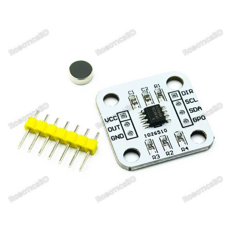 AS5600 Magnetic Induction Encoder Angle Measurement Sensor Robotics Bangladesh AS5600 Magnetic Induction Encoder Angle Measurement Sensor Robotics Bangladesh