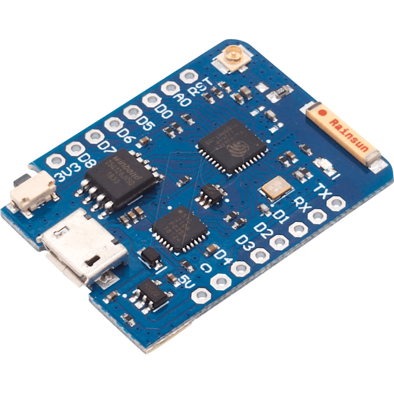 WeMos D1 mini Pro – ESP8266 based WiFi Module 16MB Robotics Bangladesh