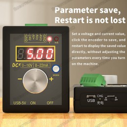 Digital 4-20mA 0-10V Voltage Signal Generator 0-20mA Current Transmitter Loop Simulator Robotics Bangladesh
