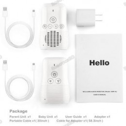Wireless Baby Sound Monitor Two-way Intercom Night light Robotics Bangladesh