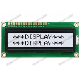 16x2 Black on White Character LCD with Backlight Robotics Bangladesh