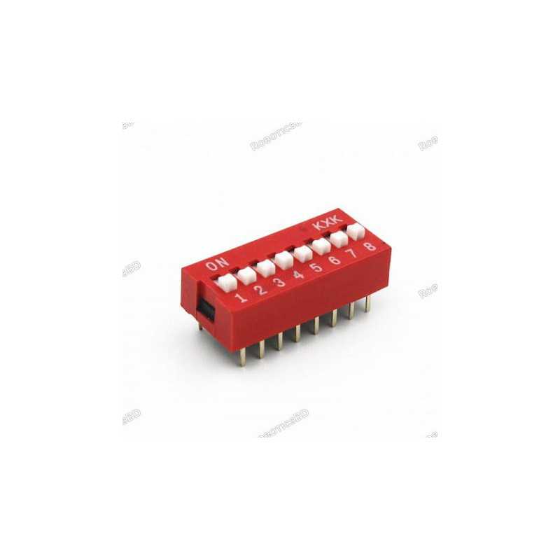 DIP Switch - 8 Position Robotics Bangladesh DIP Switch - 8 Position Robotics Bangladesh
