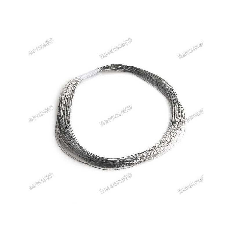 Stainless Steel 1m Conductive Thread Wire for Wearable Lilypad Robotics Bangladesh Stainless Steel 1m Conductive Thread Wire for Wearable Lilypad Robotics Bangladesh