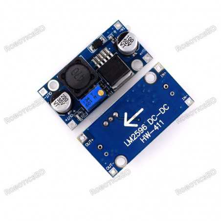 HW-411A LM2596 DC-DC Step Down Adjustable Power Supply Module 3A Max Buck Converter Robotics Bangladesh