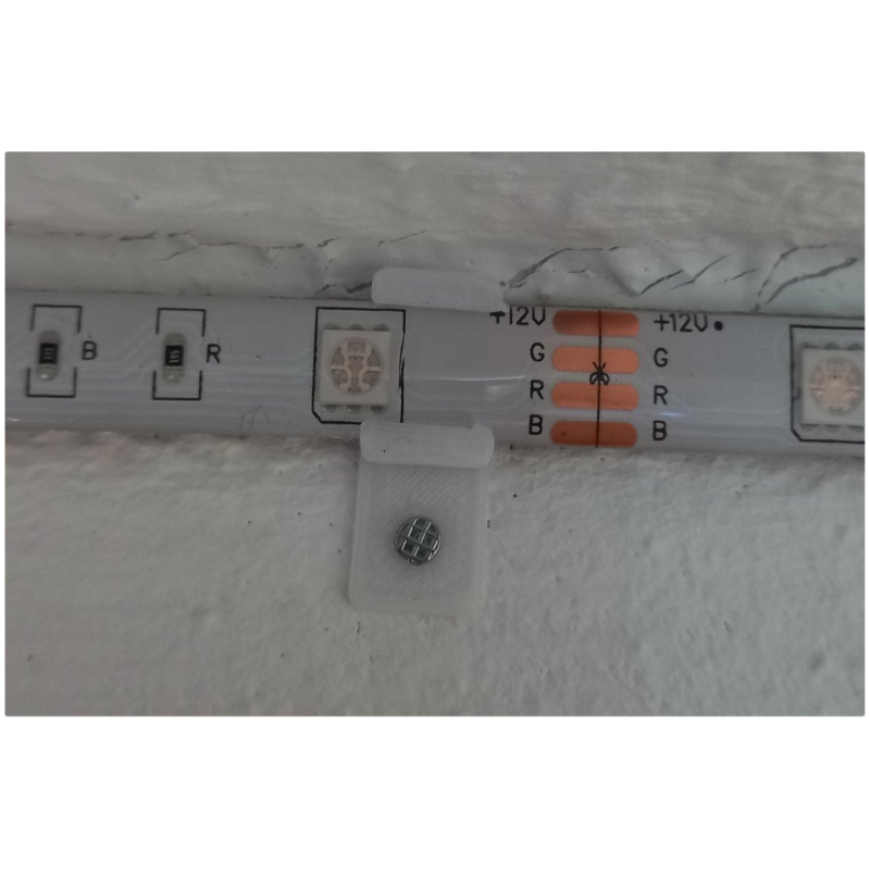 Holder for 10 mm LED light strip Robotics Bangladesh