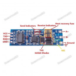 RS485 To TTL Module Stable UART Serial Port To RS485 Converter Function Board Robotics Bangladesh