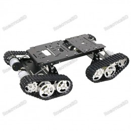 TS-400 4WD Metal Crawler Tank Chassis Robotics Bangladesh