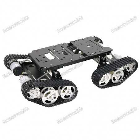 TS-400 4WD Metal Crawler Tank Chassis Robotics Bangladesh