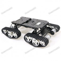 TS-400 4WD Metal Crawler Tank Chassis Robotics Bangladesh