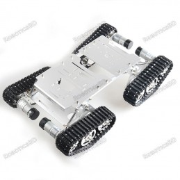 TS-400 4WD Metal Crawler Tank Chassis Robotics Bangladesh