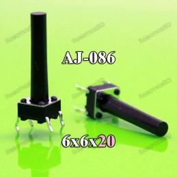 Tactile Push Button Switch 6x6x20 Robotics Bangladesh